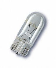 2825 Лампа накаливания, фонарь указателя поворота W5W 12V 5W W2.1x9.5d  OSRAM — фото 1